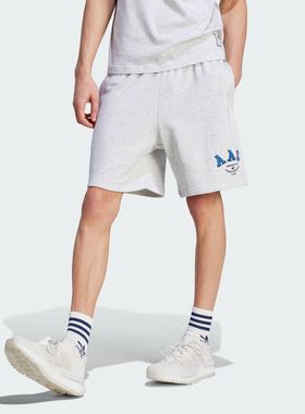 Adidas/阿迪达斯 男子三叶草 SHORTS 毛圈布运动短裤 IM4583