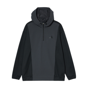 Adidas/阿迪达斯 男女半拉链高尔夫连帽运动卫衣 IW1406 IW1407