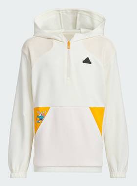 Adidas/阿迪达斯 大童亲子运动休闲连帽卫衣套头衫 JC9378