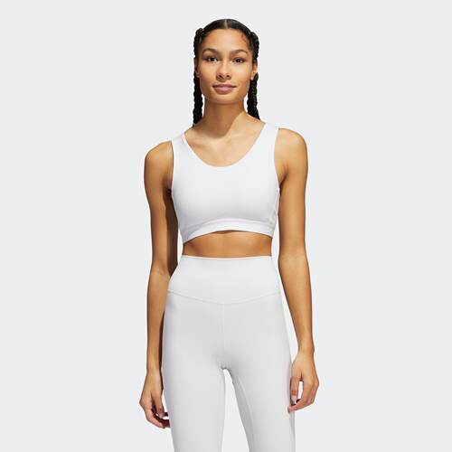 Adidas阿迪达斯 女子中强度形体速干瑜伽普拉提运动胸衣 HI3459