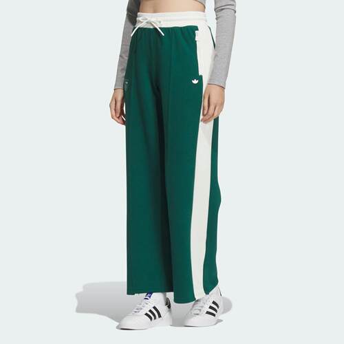 Adidas/阿迪达斯 女子三叶草马思纯同款阔腿休闲运动裤 JM8019