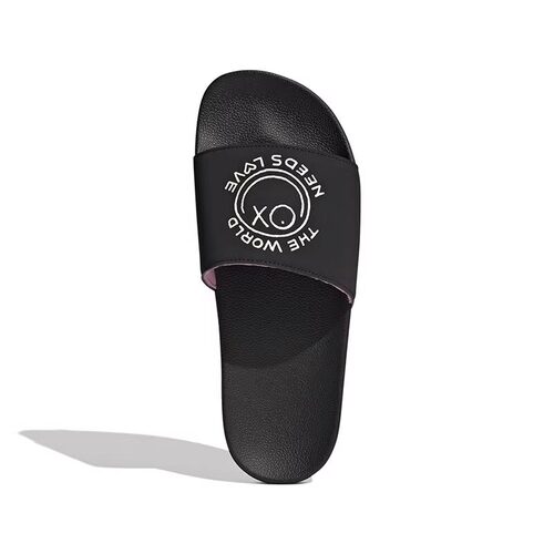 Adidas/阿迪达斯 男女同款三叶草运动鞋一字拖休闲拖鞋 GZ2201