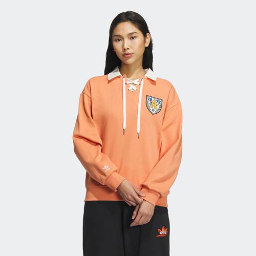 Adidas/阿迪达斯 女子三叶草 CREW TOP 运动卫衣套头衫 IN1094