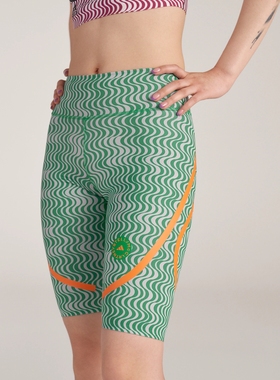 Adidas/阿迪达斯  女子Stella SMC骑行裤紧身五分裤HG6884 HI6044