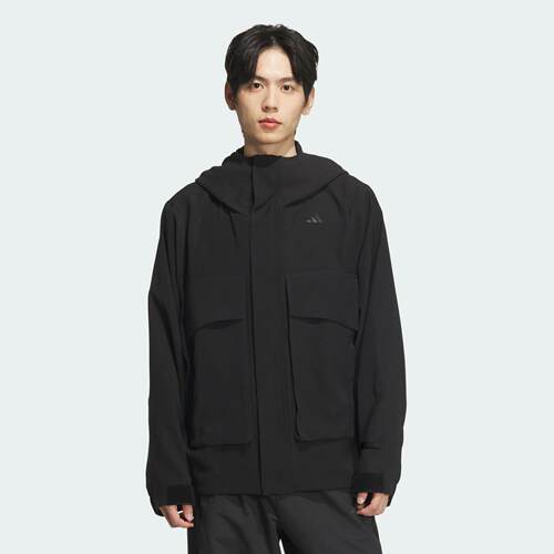 Adidas/阿迪达斯 男子武宗系列拒水防泼运动连帽夹克外套 JL9353