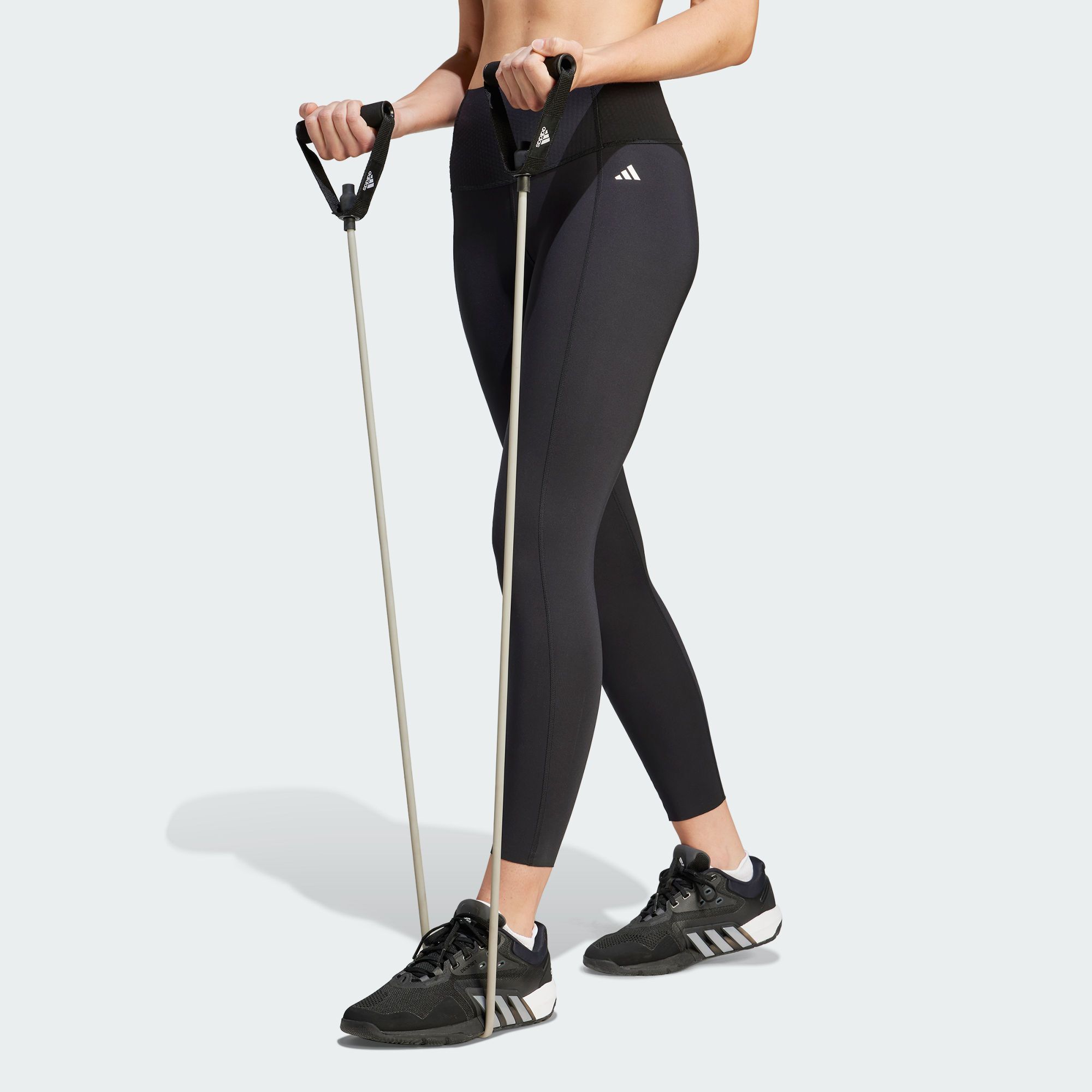 Adidas/阿迪达斯 女子速干紧身收腹瑜伽训练九分裤 IA1955
