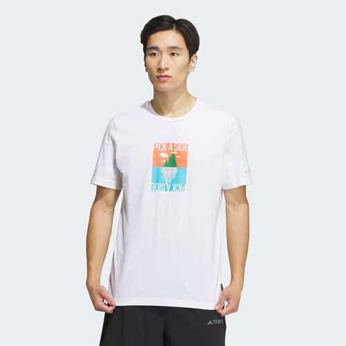 Adidas/阿迪达斯 男子 TERREX 户外印花短袖圆领T恤 IS0271