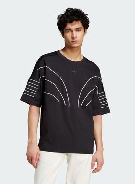 Adidas/阿迪达斯 男子三叶草运动短袖圆领T恤 IX6727