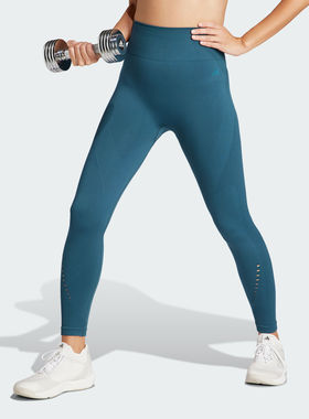 Adidas/阿迪达斯 女子AKNIT 2.0 7/8 紧身运动健身九分裤 HY3859