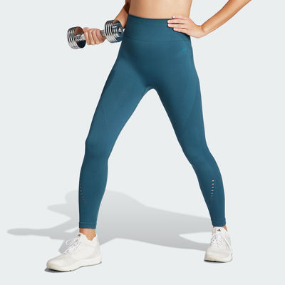 Adidas/阿迪达斯 女子AKNIT 2.0 7/8 紧身运动健身九分裤 HY3859