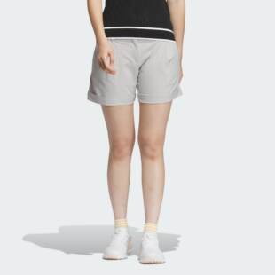 SHORTS Adidas 阿迪达斯 女子 IN6586 高尔夫格纹运动短裤