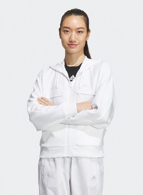 Adidas/阿迪达斯 女子 JACKET 运动休闲连帽夹克外套 IP7095