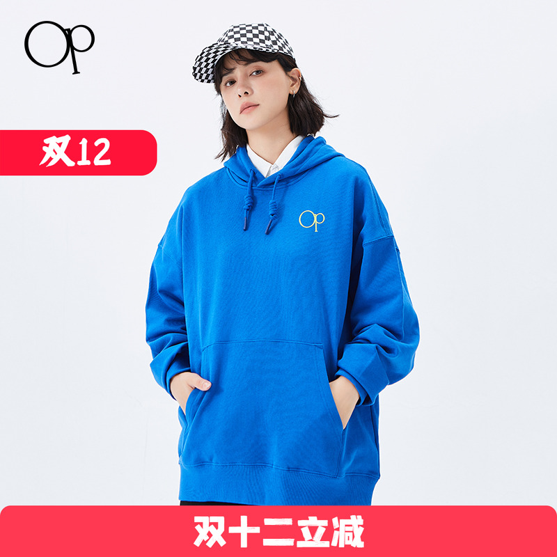 OceanPacific男女潮流卫衣荧光宽松情侣外套