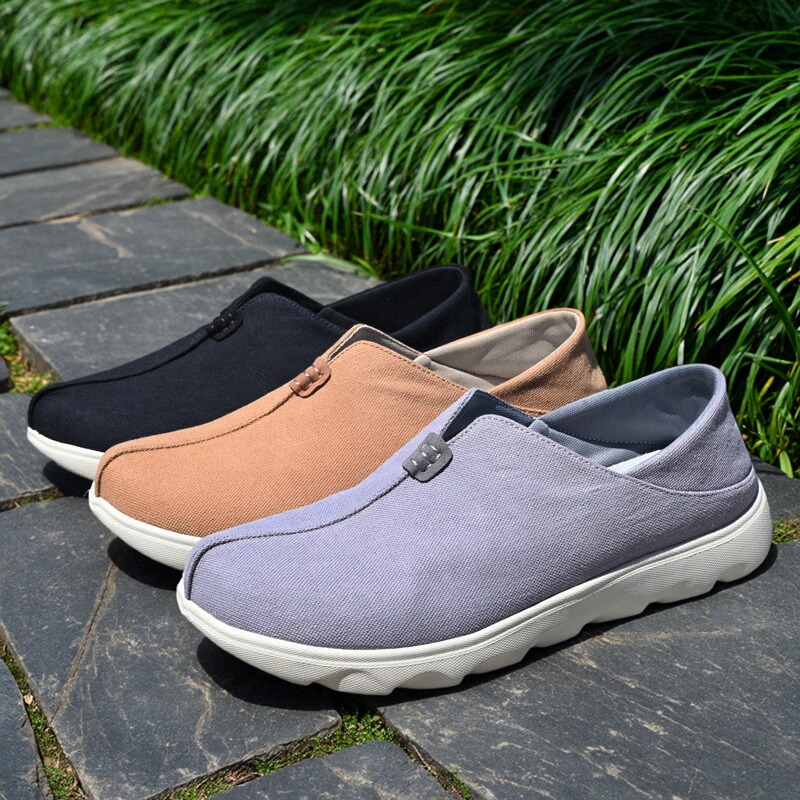 真如界夏季一脚蹬布鞋