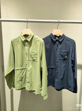 ZUG 专柜正品国内代购25夏4轻量防泼水皱感衬衫A0251BL03原1350