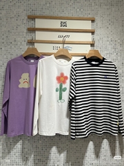 A0253TS22素ran国内专柜正品代购2025秋干爽图形长袖T恤795