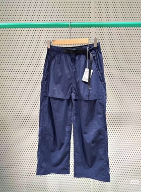 ZUG 正品国内代购25夏4防泼水薄尼龙八分直筒裤A0251PA38原1450