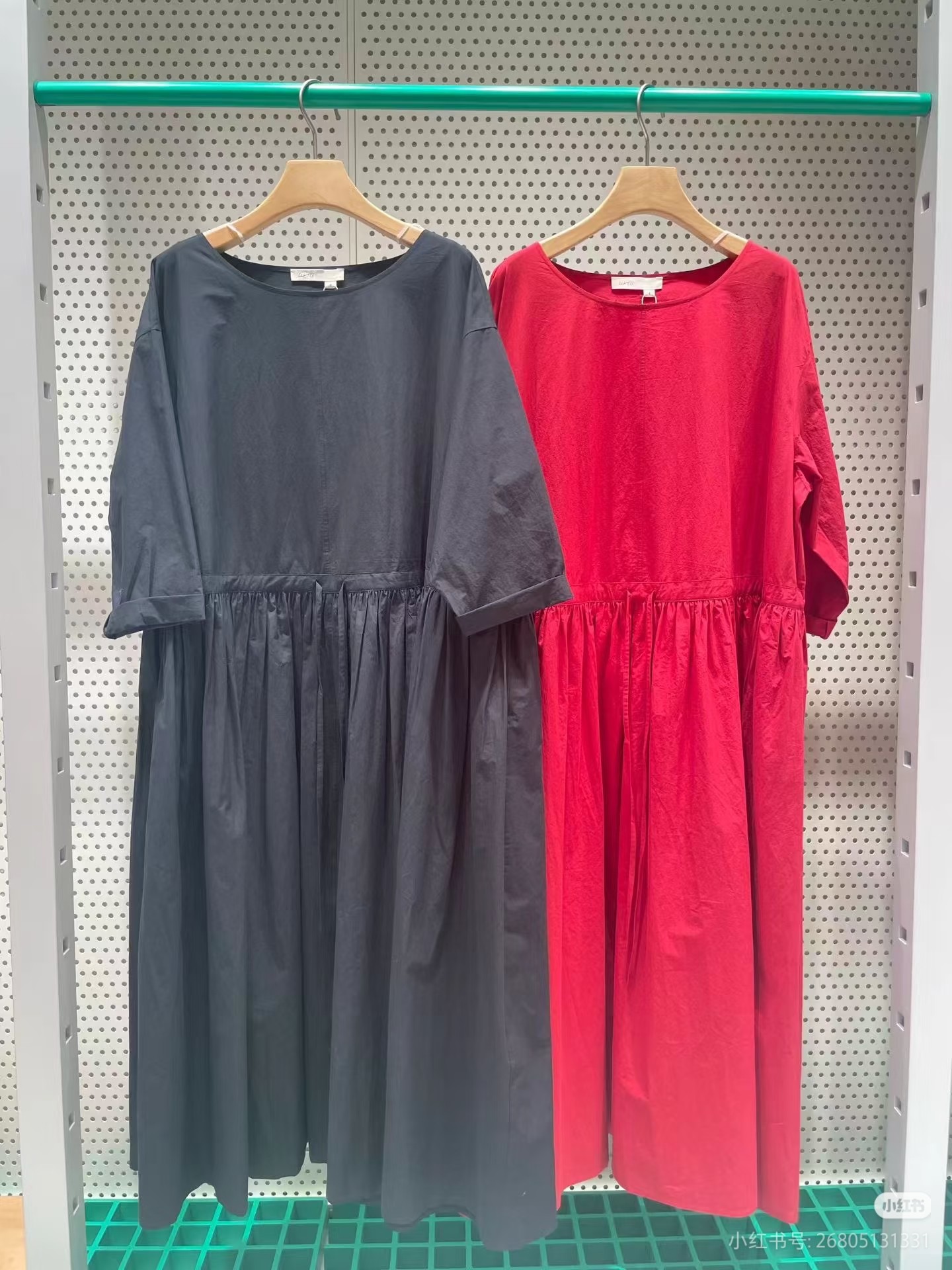 W0261DR04素2026春1新2750国内正品代购微皱轻薄棉布抽褶连衣裙,女装/女士精品,连衣裙,淘宝优惠券,粉丝福利购,淘宝优惠卷