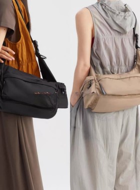 ZUC专柜正品2024秋1尼龙布口袋斜背包E2243BA07 原895