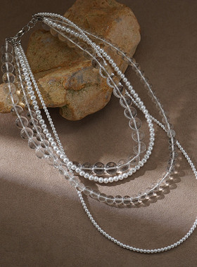 露丝同款水晶可拆卸叠戴项链