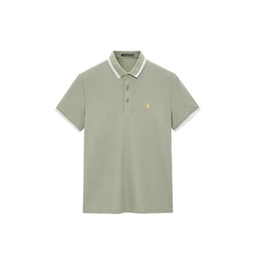 夏季刺绣修身POLO衫休闲短袖抗菌