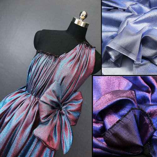 幻彩渐变闪光锦缎布料舞台设计师