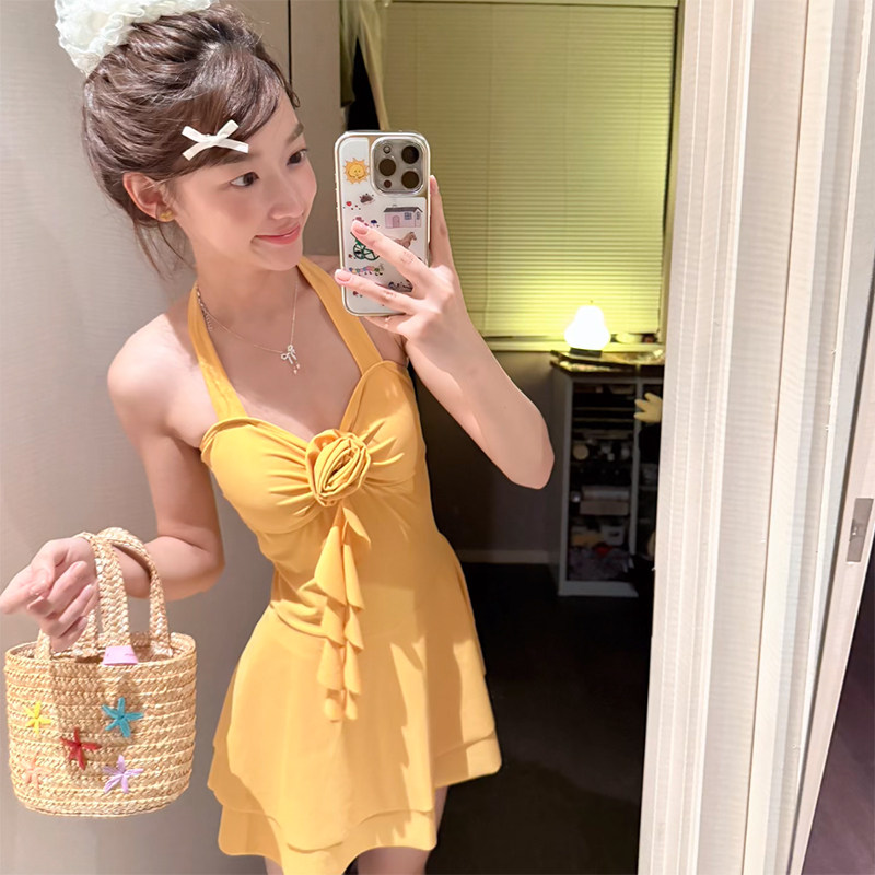 新款高级感绝美显瘦连体泳衣