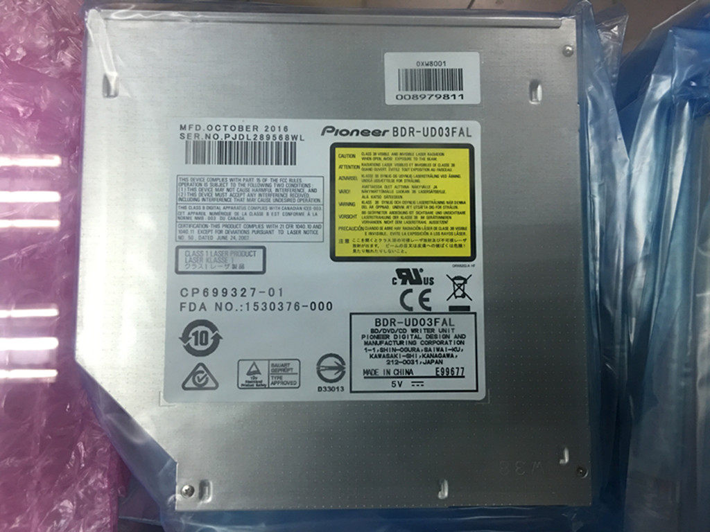 새로운 오리지널 9.5MM 팝업 6X 굽기 BLU-RAY 드라이브 BDR-UD02AS 업그레이드 버전 BDR-UD03FA
