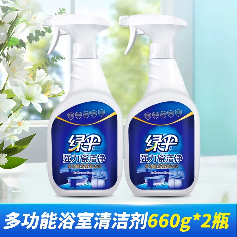 绿伞瓷砖清洁剂洁瓷净660g*2瓶
