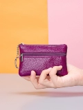 Маленький бумажник, модный кошелек, ультратонкая сумка через плечо, короткая маленькая сумка клатч, ключница, картхолдер, монеты, в корейском стиле