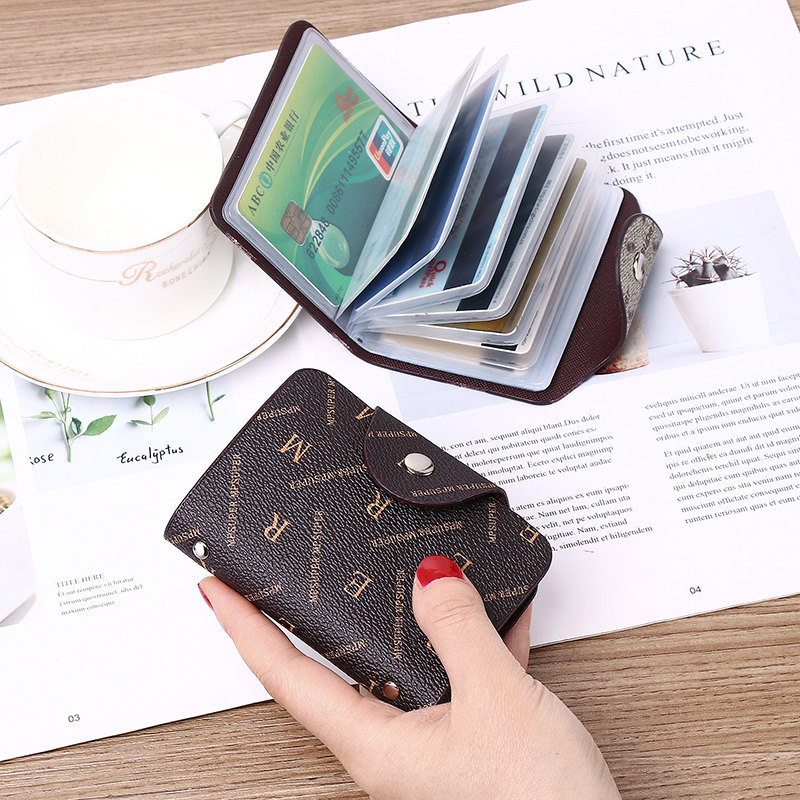 卡包女韩版防消磁男卡套多卡位创意可爱证件包超薄信用卡夹卡袋包