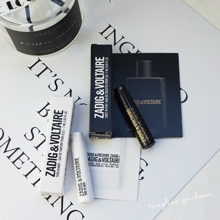 Zadig & Voltaire萨迪格&伏尔泰This is Her女士香水小样试管1ML
