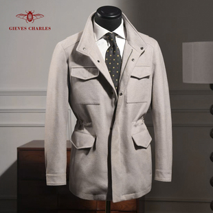 【卓雅系列】10%骆马绒混纺M65夹克男士老钱风休闲夹克外套男春秋