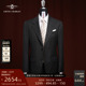男 手工西服套装 LUIGIBOTTO 意大利进口面料灰色单排扣商务正装