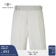 男时尚 亚麻天丝混纺商务休闲短裤 新品 百搭舒适透气五分裤 夏季