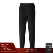 西裤 GIEVES 休闲男士 黑色纯羊毛手工制作秋冬时尚 厚 CHARLES限量版