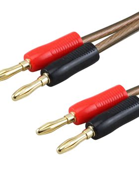 贝桥 K2020  香蕉头音箱线 二对二惠威M200MKII喇叭线 铜芯线