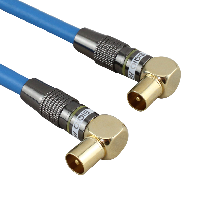 贝桥 K2172M有线电视线 数字线双弯头闭路RF射频线有线信号线