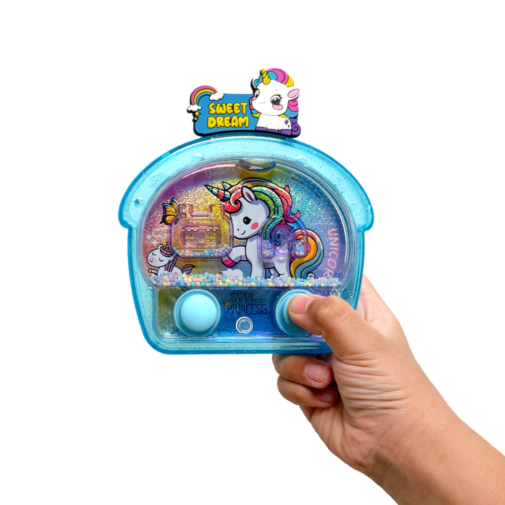 创意减压水机水中魔珠游戏机独角兽海洋恐龙益智儿童玩具生日礼物