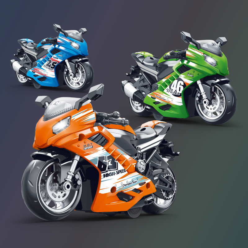 摩托车中性惯性声光玩具