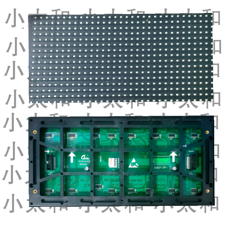 强力巨彩lLED广告屏P10室外单红表贴板全新替代品116188芯片