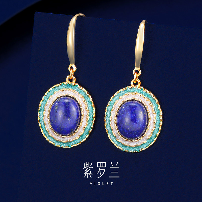 【紫罗兰正版】宫翠耳钩