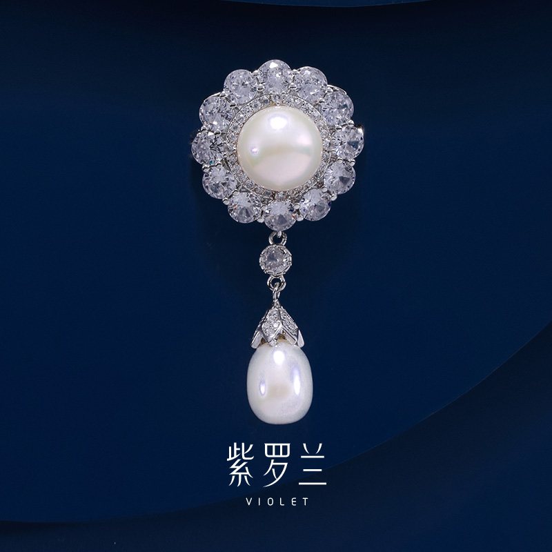 【紫罗兰正版】宫彩胸针