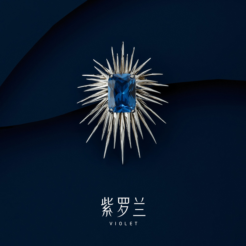 【紫罗兰正版】蓝野胸针