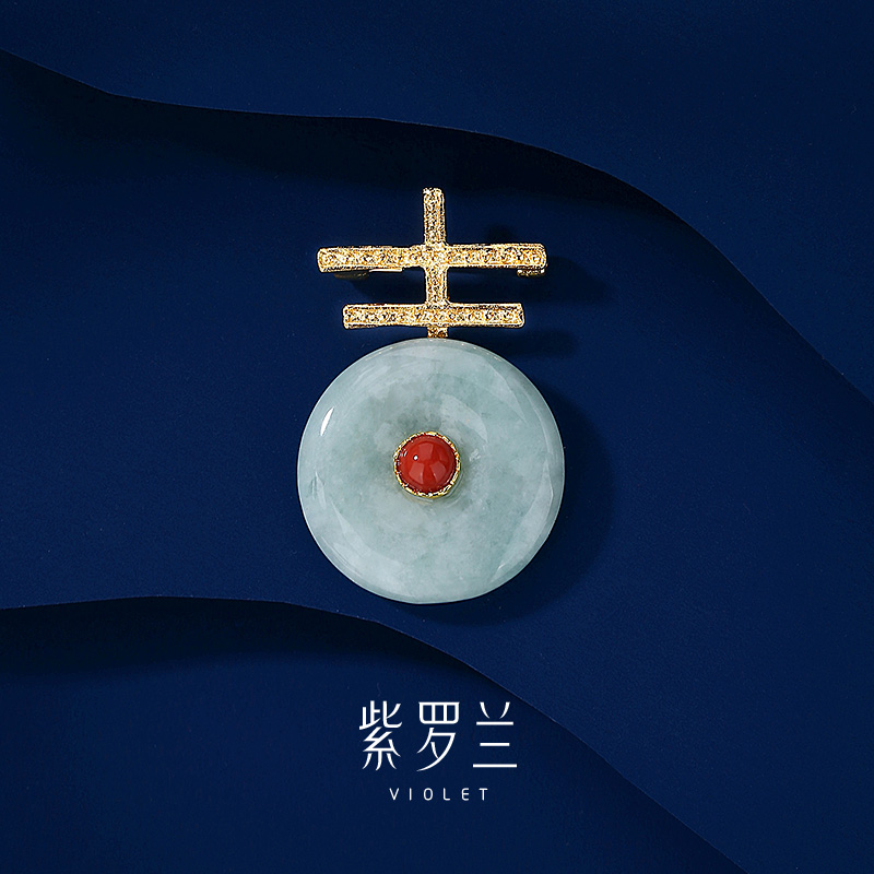 【紫罗兰正版】吉利胸针