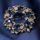 紫罗兰轻瑶胸针高档女精致奢华气质生日礼物潮小众设计胸花别针