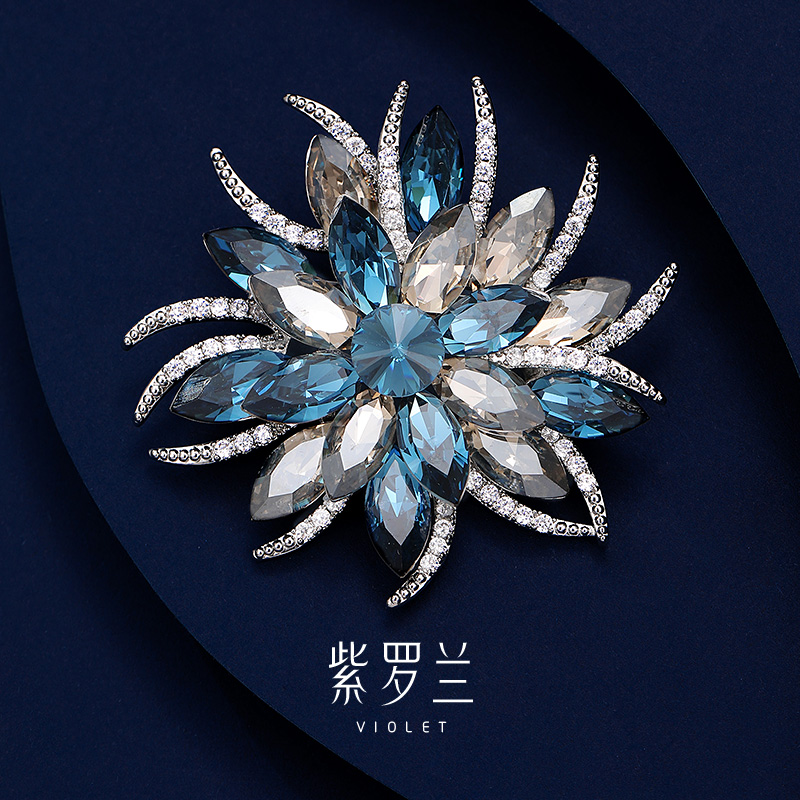 【紫罗兰正品特卖】雅姿花胸针