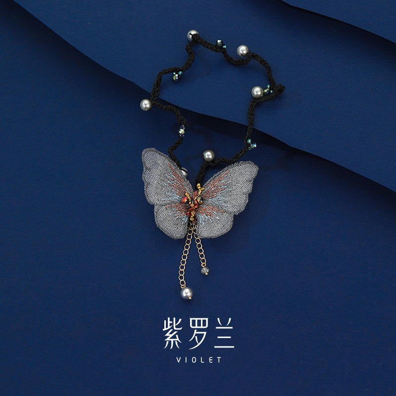 【紫罗兰正版】蝶初蝴蝶发绳女轻奢高级感发圈发饰生日礼物潮,饰品/流行首饰/时尚饰品新,发饰,淘宝优惠券,粉丝福利购,淘宝优惠卷