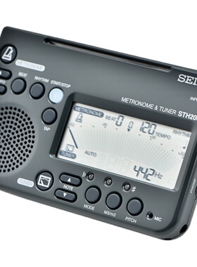 seiko日本精工电子节拍器STH200吉他钢琴小提琴调音古筝校音男女