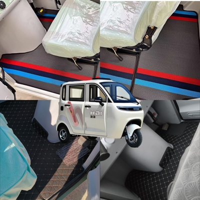 淮海锐龙pro脚垫电动三轮车脚垫脚踏地垫加厚防水防滑皮革脚垫